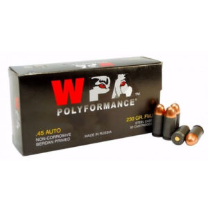 Wolf Ammunition 45 ACP 230gr FMJ