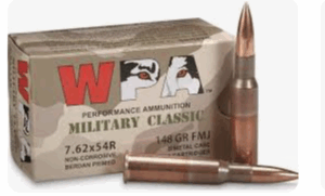 Wolf Ammunition 7.62x54r 148gr fmj Steel Case