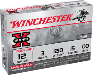 Winchester Repeating Arms 12 gauge 3inch 00 Buck Copper Plated lead 15 Pellets