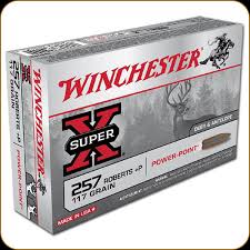 Winchester Repeating Arms 257 ROBERTS 117gr. +P Power Point