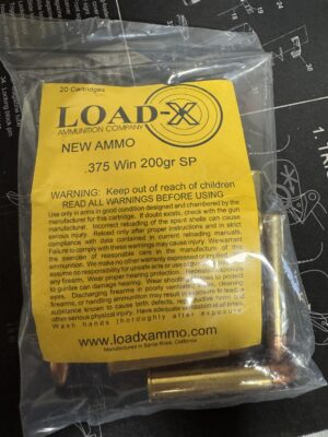Load-x 375 Winchester 200gr SP