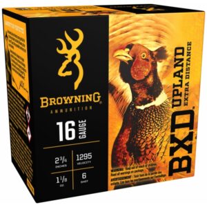 Browning Upland BXD 16 GAUGE 2-3/4 inch 1-1/80Z #6 Shot 1295FPS B193511626