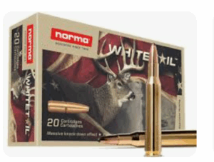 Norma Whitetail 270 Winchester Ammo 130 Grain Jacketed Soft Point 20/bx - 20169562