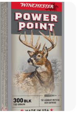 Winchester Repeating Arms 300 BLACKOUT 150GR SP X300BLK