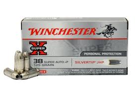 Winchester Repeating Arms 38 Super 125gr Silvertip 50rnd (x38ashp)