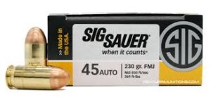 Sig Sauer 45 ACP 230gr FMJ