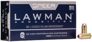 Speer 40SW 165gr TMJ Lawman (53955