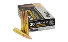 Sig Sauer Sig Sauer Elite Ball 300 Blackout 125 Grain Full Metal Jacket 20 Round Box