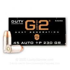 Speer G2 Duty 45 ACP 230gr +P  20/bx - 54256