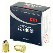 CCI Smokeless Noise Blank 22 Short Ammo 100/bx - 0044