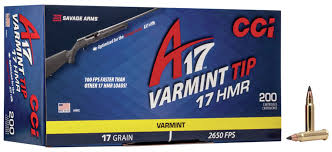 CCI 17 HMR Ammo 17 Grain Varmint Tip 200/bx - 949CC
