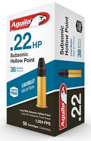 Aguila 22lr 38gr. Subsonic HP