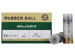 Sellier & Bellot 12g Rubber Ball (5rnds) SB12RBA