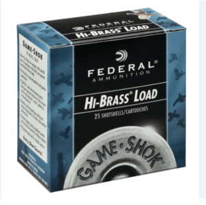 Federal Game Load Hi‑Brass 20 Gauge Ammo 1 oz 2‑3/4" #7.5 Lead Shot 350 Pellets 25/bx – H204 7.5