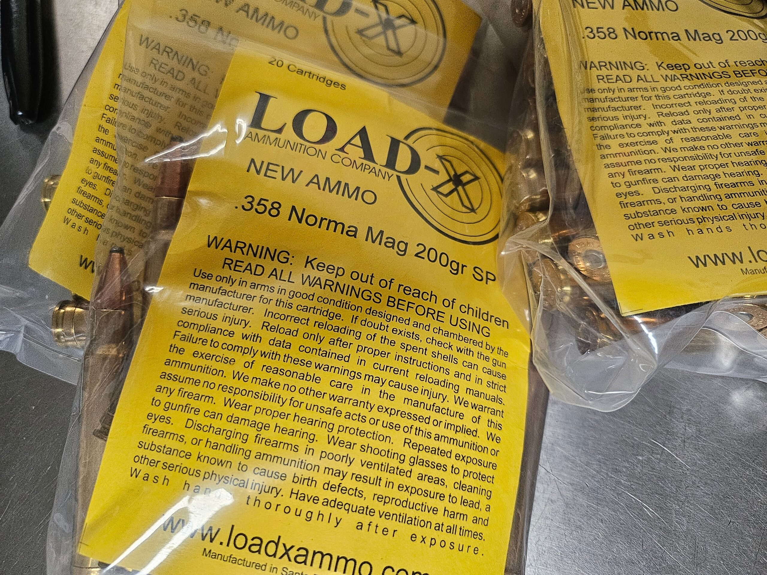 Load-x 358 NORMA MAG 200GR SP