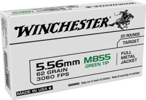 Winchester Repeating Arms 5.56 62gr M855 FMJ USA855BK
