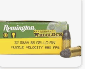 Remington Performance WheelGun 32 S&W Ammo 88 Grain Lead Round Nose 50/bx  - RPW32SW
