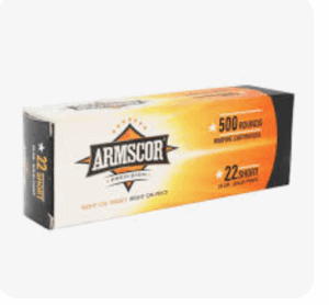 Armscor 22 SHORT 29GR SOLID POINT 500/BRICK