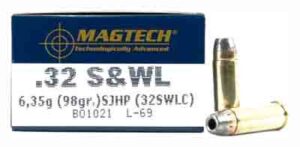 Magtech  32 S&W Long Semi-JHP 98 Grain 50/bx - [32SWLC]