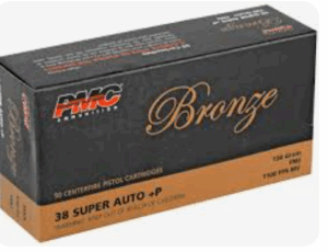 PMC 38 Super 130gr FMJ 38SA