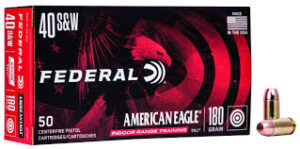 Federal American Eagle 40 S&W Ammo 180 Grain Total Metal Jacket Box of 50 - AE40N1