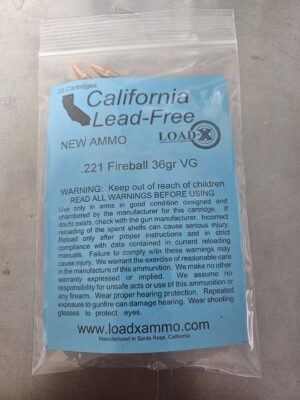 Load-x 221 FIREBALL 36GR VG