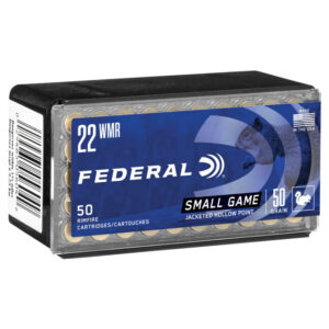 Federal Small Game 22 WMR Ammo 50 Grain Jacketed Hollow Point 50/bx - 757