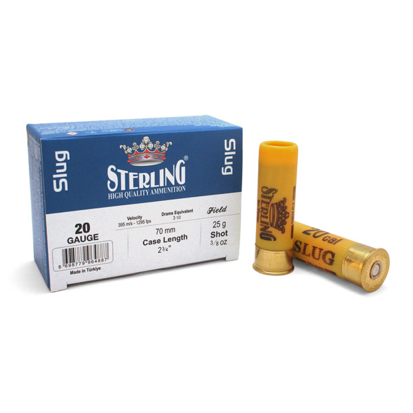Sterling 20 Gauge 2.75" 7/8 oz. Slug 10/bx