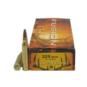 Federal Fusion 223 Ammo 62 Grain Spitzer Boat Tail 20/bx - F223FS1