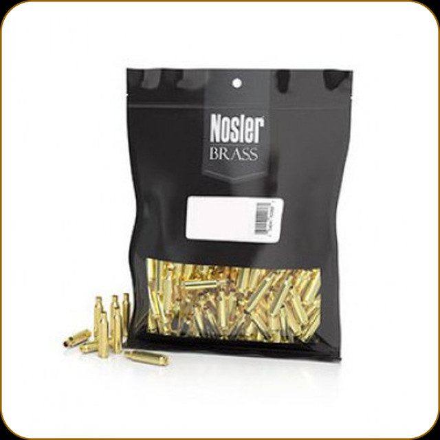 Nosler Unprimed Unprepped Brass Rifle Cartridge Cases .24 Nosler NOS HS 250/ct Bulk