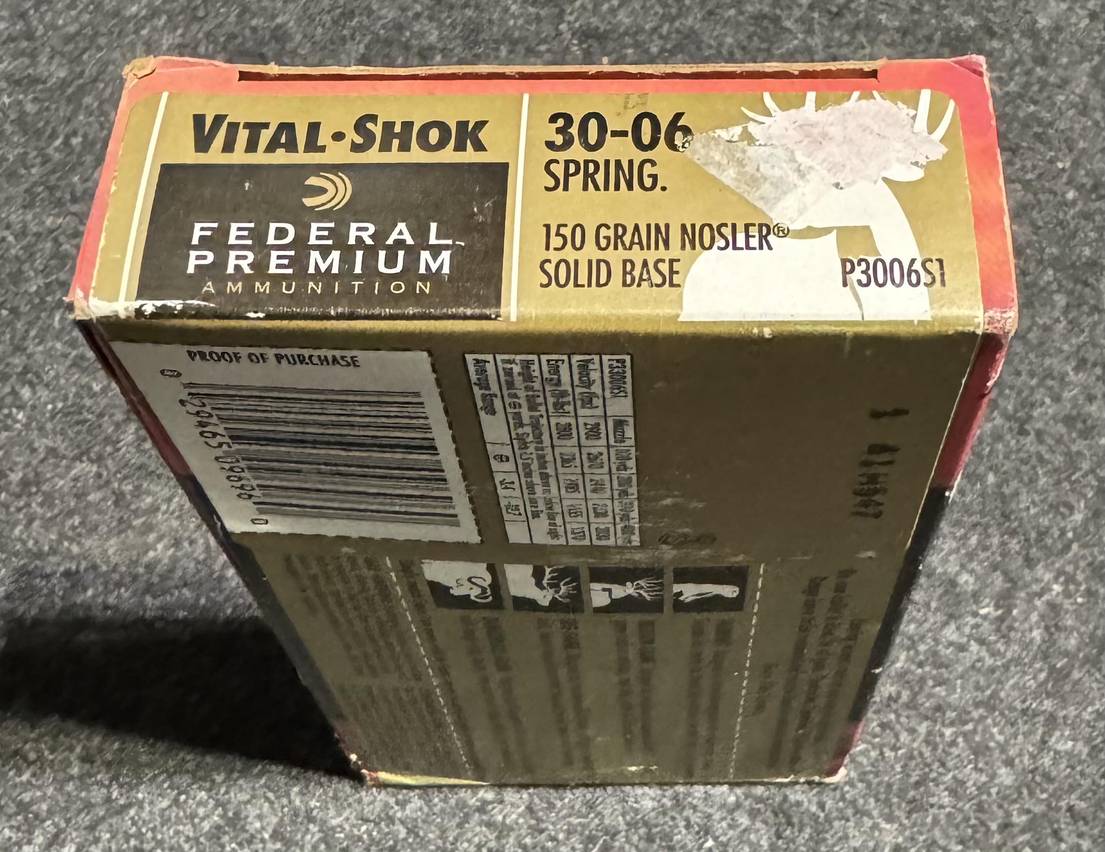 Federal 30-06 150GR NOSLER SOLID BASE