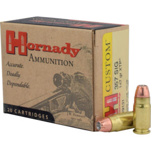 Hornady Custom .357 SIG 147 Grain eXtreme Terminal Performance Centerfire Pistol Ammunition 20/bx - 9131