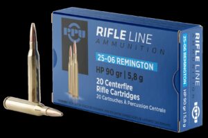 Prvi Partizan 25-06 Remington Ammo 90 Grain Hollow Point 20/bx - PP2506H