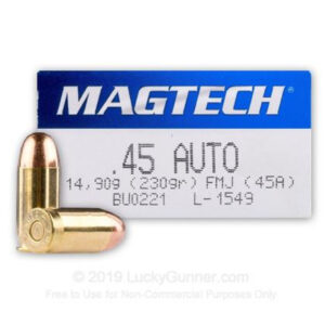 Magtech 45 acp 230gr FMJ 50/bx - 45A