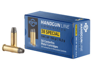 Prvi Partizan 38 Special Ammo 158 Grain Semi-Wadcutter Hollow Point 50/bx - PPH38SH