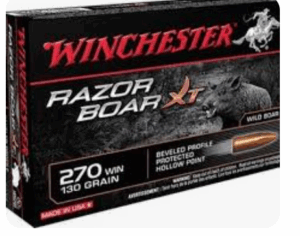 Winchester Repeating Arms 270 130gr Razor Boar XT S270WB