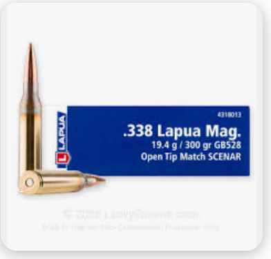 Lapua 338 lapua 300gr Scenar HPBT