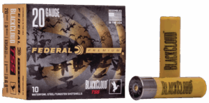 Federal Black Cloud TSS 20 Gauge Ammo 3" 1 oz #3 & #9 Shot 10/bx – PWBTSSX209 39