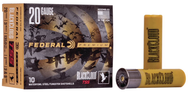 Federal Black Cloud TSS 20 Gauge Ammo 3" 1 oz #3 & #9 Shot 10/bx – PWBTSSX209 39