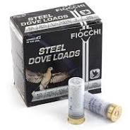 Fiocchi 12 GAUGE 2-3/4" 1-1/8oz #7 STEEL DOVE LOAD 25/Bx - 12DLS187