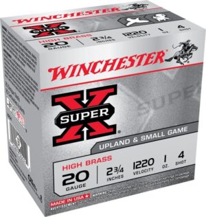Winchester Repeating Arms 20 GAUGE 2.75inch 1oz #4 High Brass X204