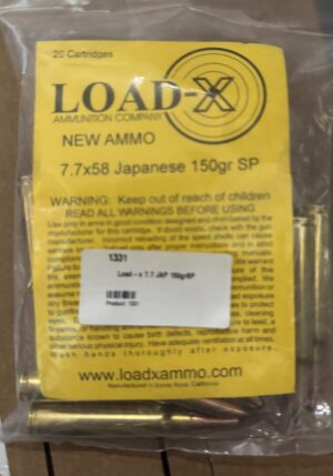 Load-x 7.7X58 Japanese 150gr Soft Point