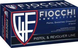 Fiocchi Shooting Dynamics Ammo .38 SPL 148 Grain Semi-Jacketed Hollow Point 50 Rounds per Box 38E