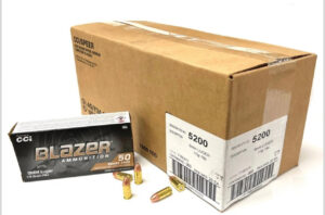 CCI Blazer Brass 9mm Ammo 115 Grain FMJ 50 rd/box - 5200