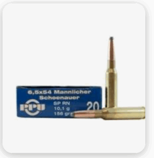 PPU 6.5x54 Manlicher 156gr SP RN
