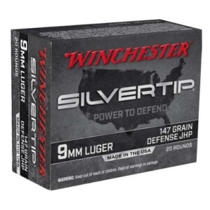 Winchester Silvertip 9mm Ammo 147 Grain Silvertip Hollow Point 20/bx - W9MMST2