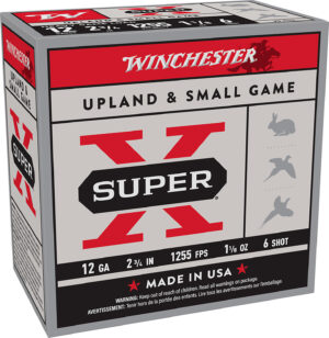 Winchester Ammo XU12H6 Super X Heavy Game Load 12Gauge 2.75" 1 1/8oz 6Shot 25 Per Box/10 Case