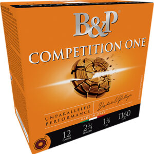 B&p Ammunition 12B18CP9 Competition One 12Gauge 2.75" 1 1/8oz 9Shot 25 Per Box/10 Case