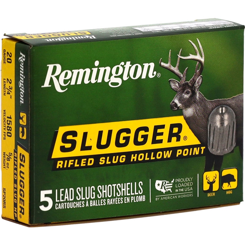 Remington 20 Gauge SLUG – 5rd
