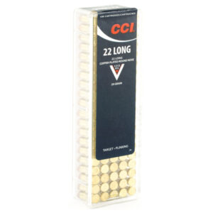 CCI 22 Long Ammo 29 Grain Copper-Plated Round Nose 100/bx - 0029